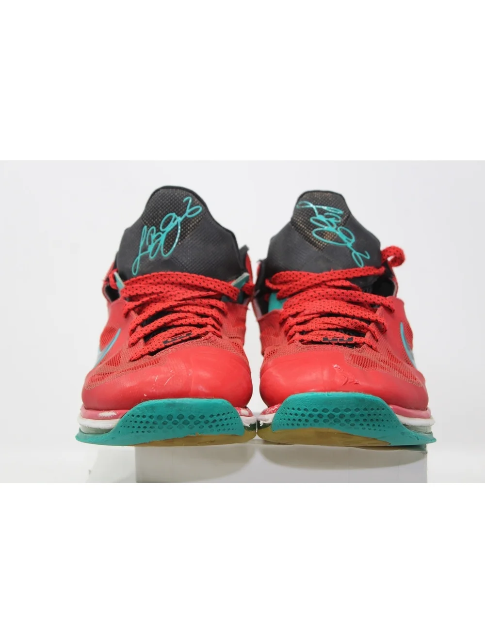 Nike Lebron 9 Low Liverpool 510811-601 Size 10.5 Men's Shoes Action Red & Green